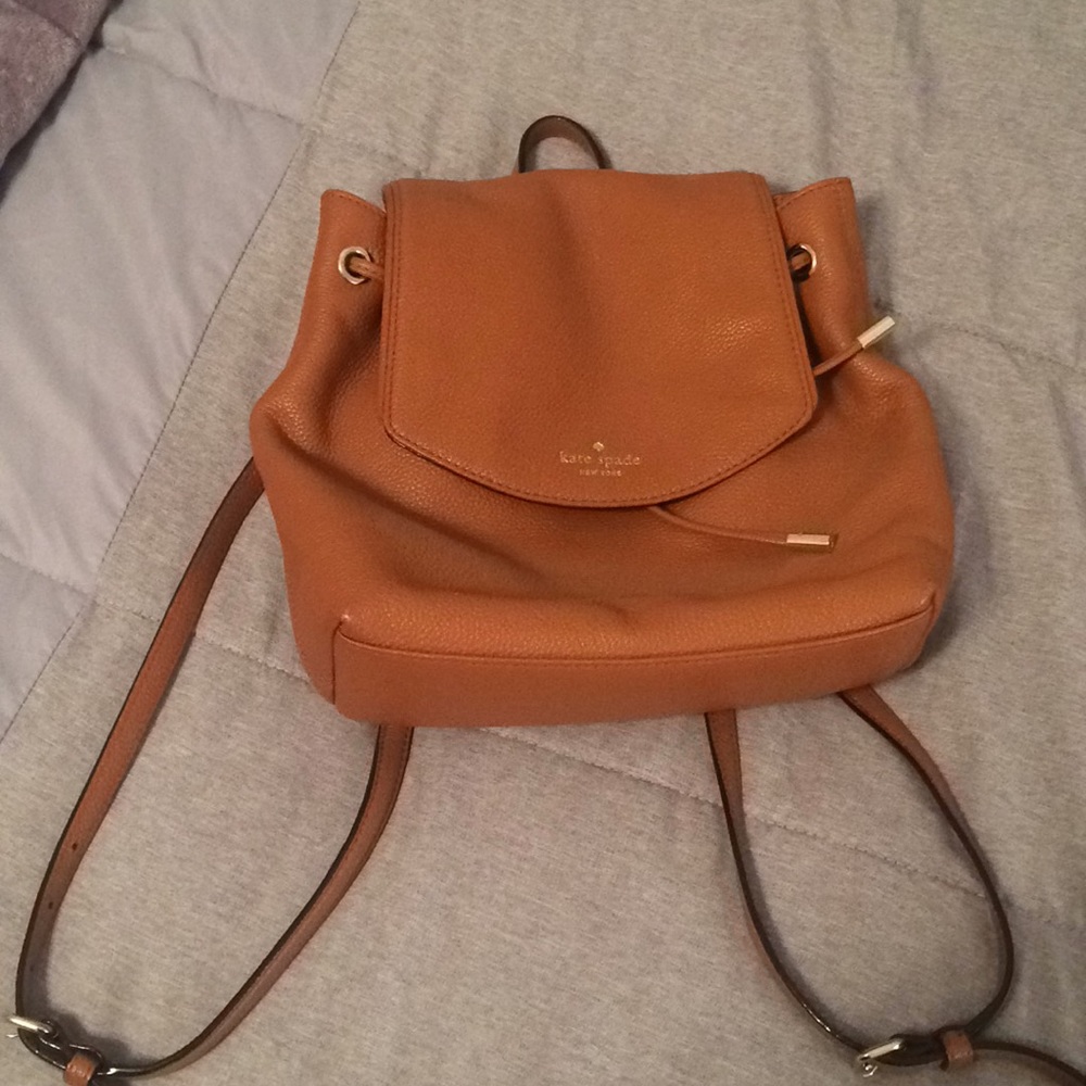 Brown Kate Spade backpack